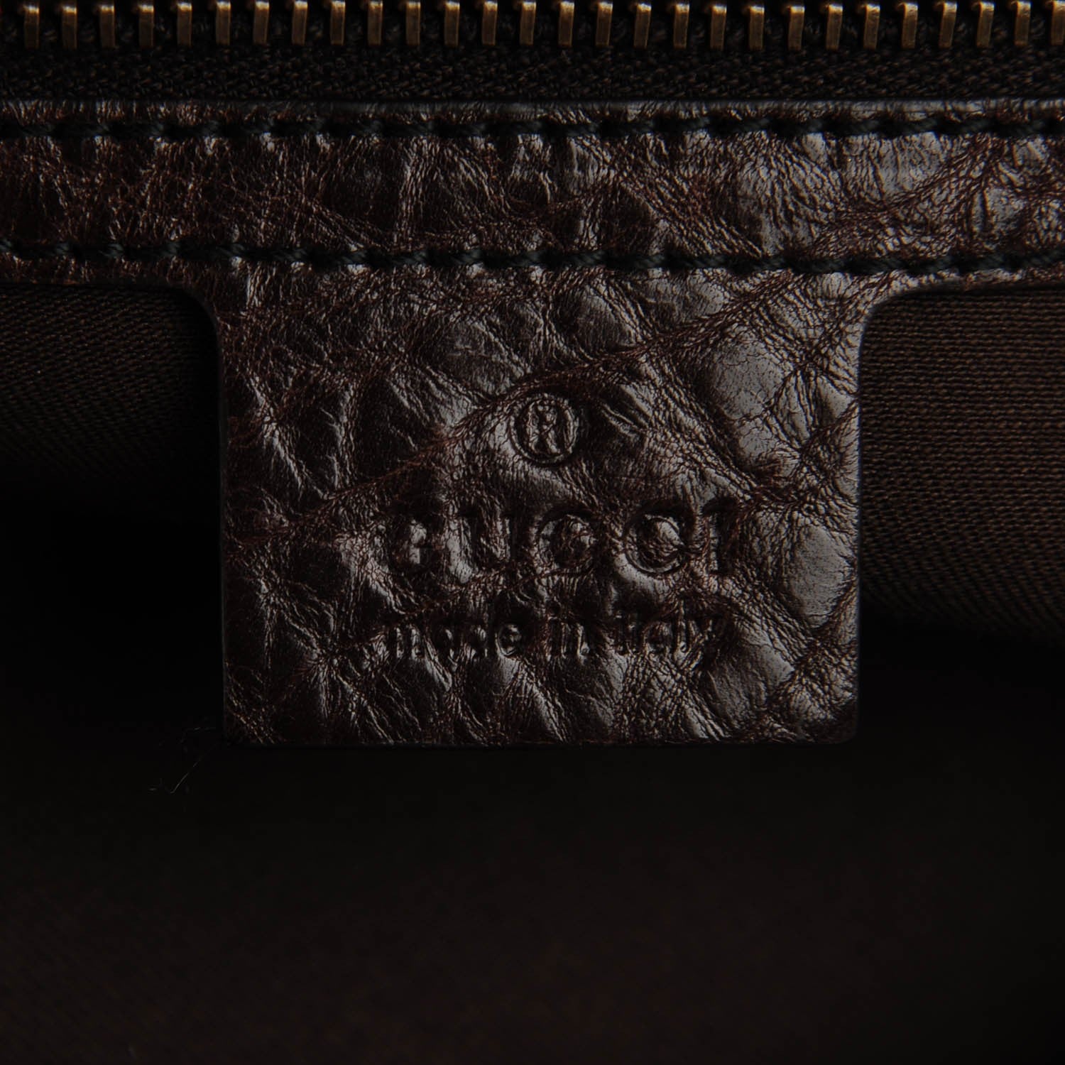 Gucci Monogram Large Jockey Hobo Brown 6 of 7