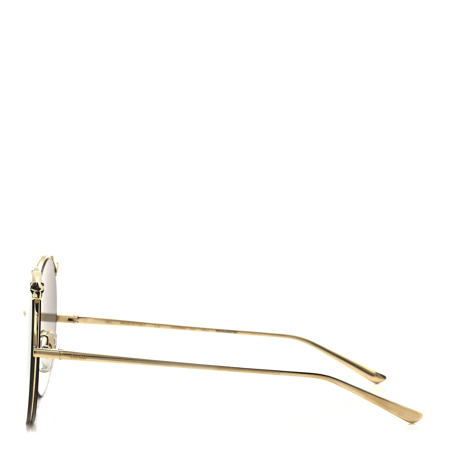 Panthere De Cartier Round Sunglasses CT0149S Gold