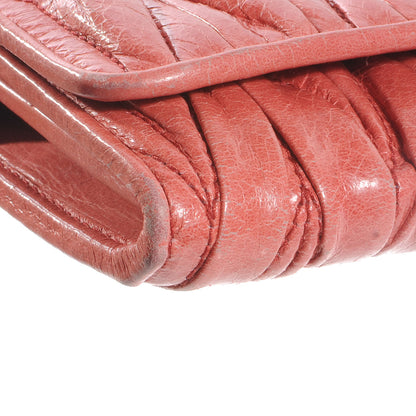 Miu Miu Leather Matelasse Wallet Rose Pink 11 of 11
