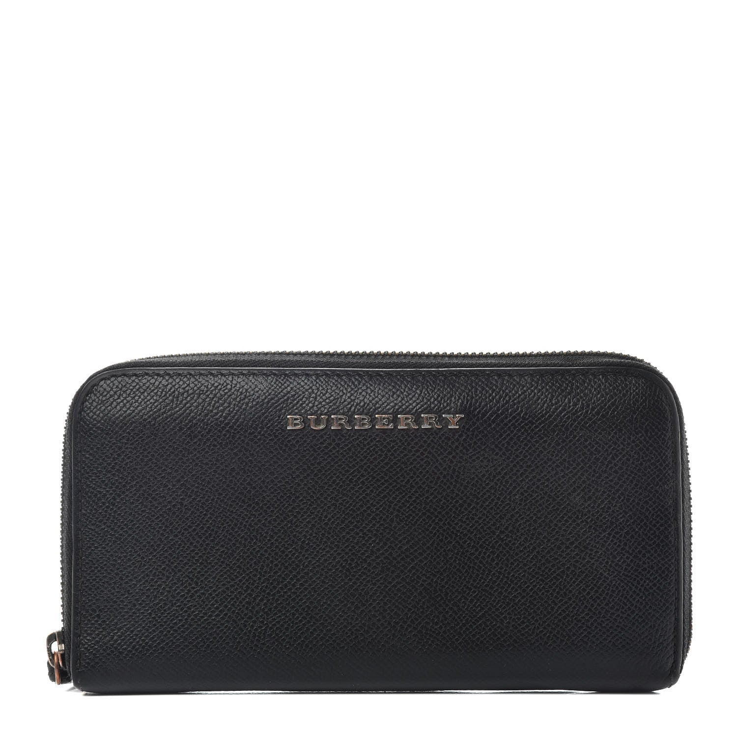 Burberry Calfskin Zip Around Wallet Black 1 of 6