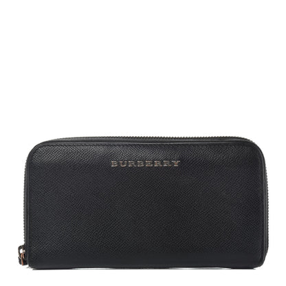 Burberry Calfskin Zip Around Wallet Black 1 of 6