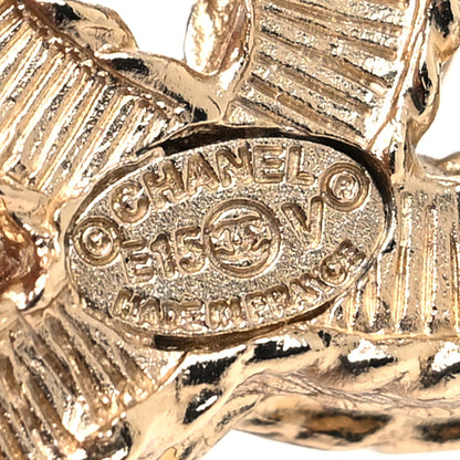 Chanel Pearl CC Brooch Light Gold 4 of 5