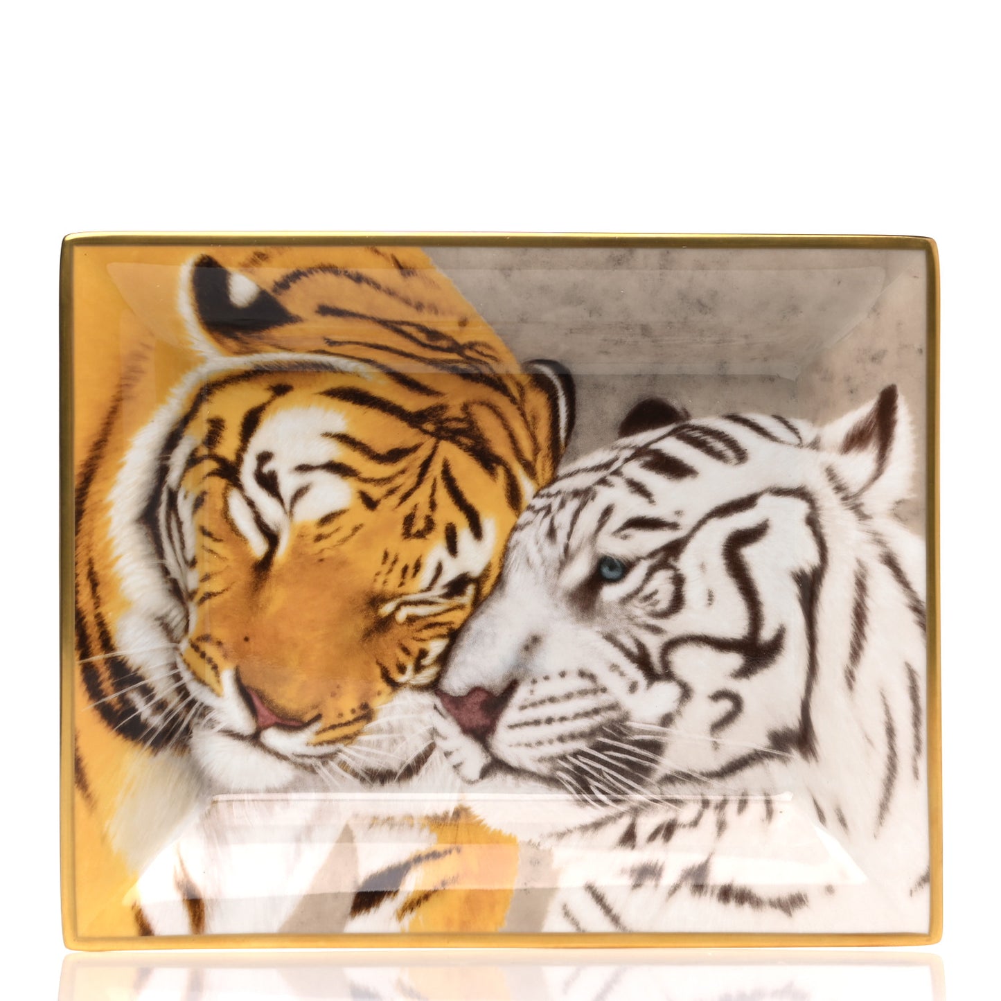 Porcelain Calin Felin Change Tray