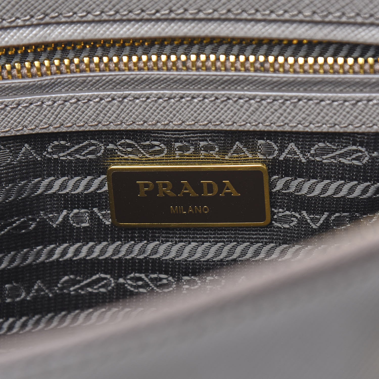 Prada Saffiano Small Galleria Double Zip Tote Argilla 5 of 10