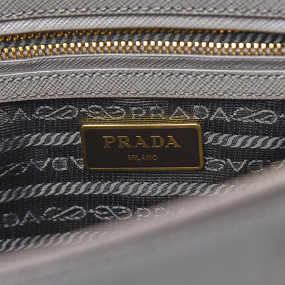 Prada Saffiano Small Galleria Double Zip Tote Argilla 5 of 10