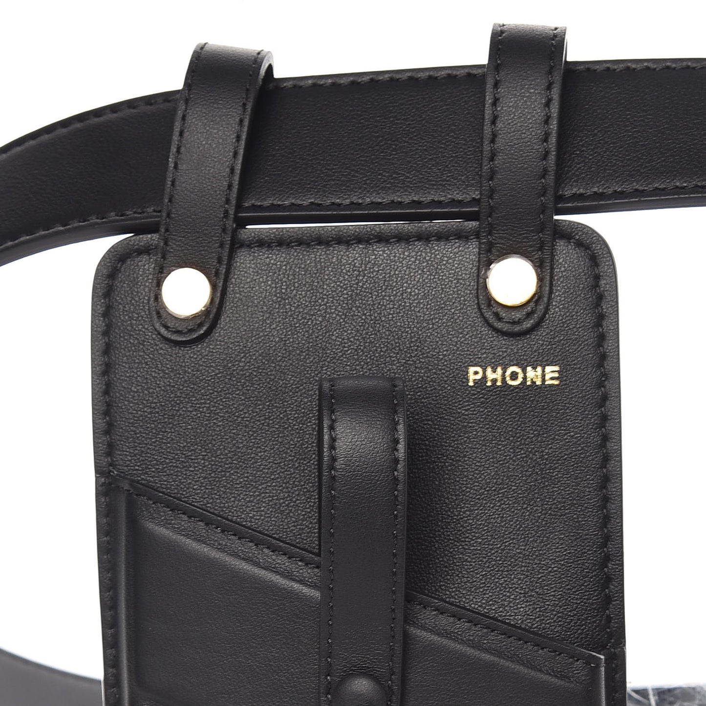 Calfskin Multi Accessory Belt Black