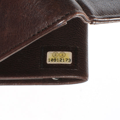 Chanel Leather CC Wallet Brown 8 of 9
