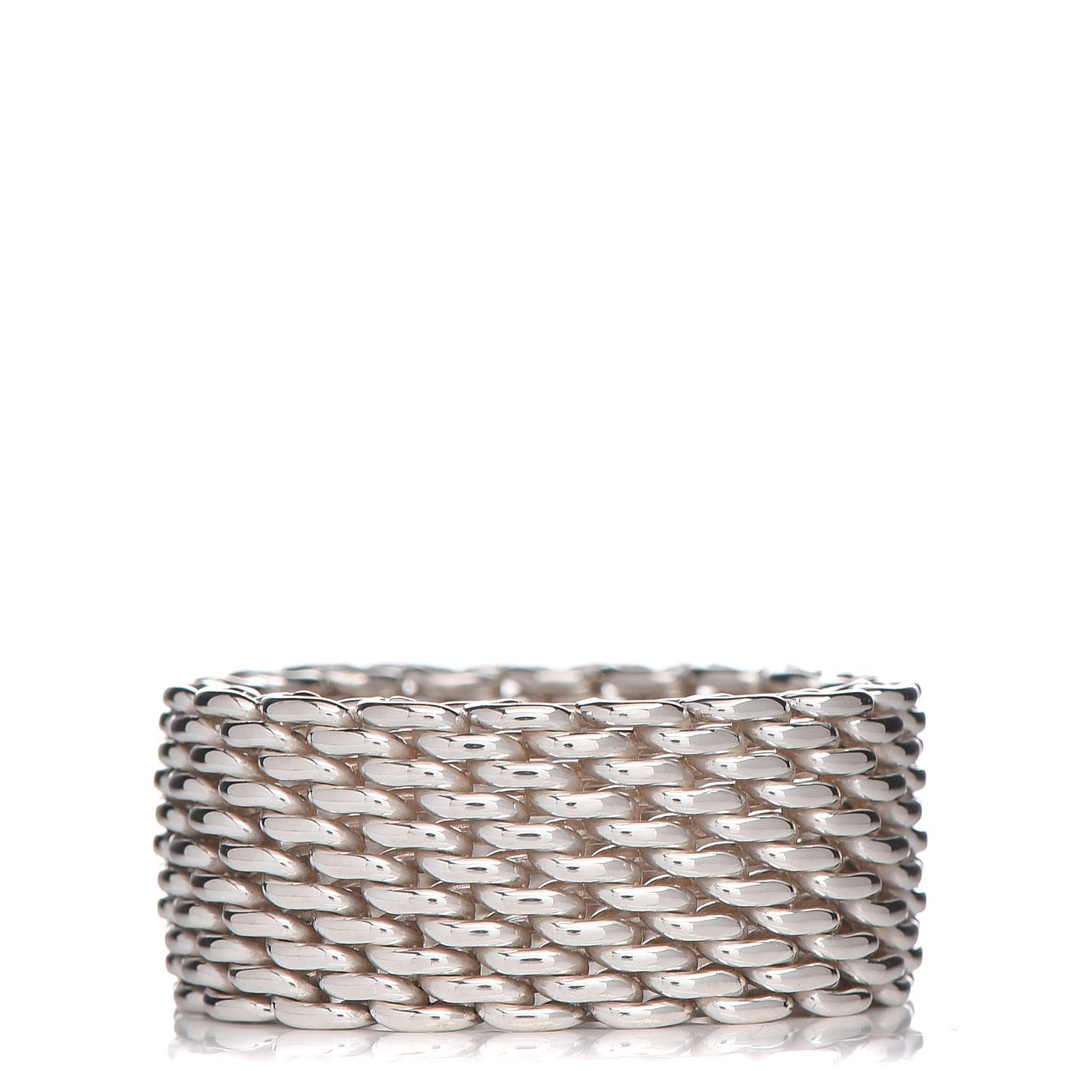 Sterling Silver Somerset Mesh Ring 54 7