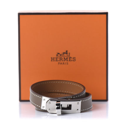Hermes Swift Kelly Double Tour Bracelet T1 Etoupe 6 of 6