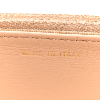 Chanel Pearly Caviar Quilted Wallet On Chain WOC Beige 7 of 18