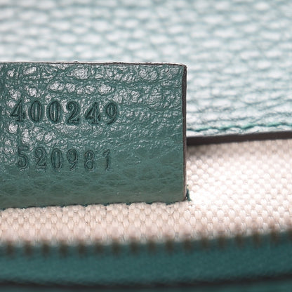 Gucci Pebbled Calfskin Small Dionysus Shoulder Bag Emerald 7 of 8