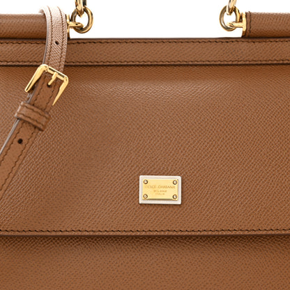 Dolce & Gabbana Dauphine Small Miss Sicily Satchel Caramello 7 of 11