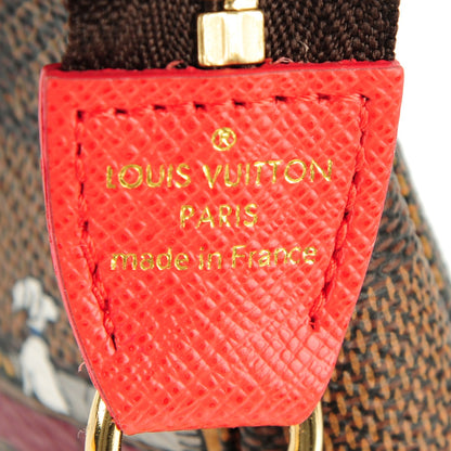 Louis Vuitton Damier Ebene 2015 Christmas Animation Mini Pochette Accessories 6 of 7