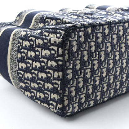 Christian Dior Oblique Catherine Tote Blue 6 of 11