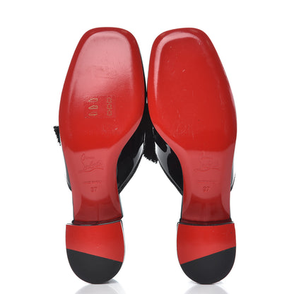 Christian Louboutin Patent Barry 35 Mules 37 Black 5 of 9