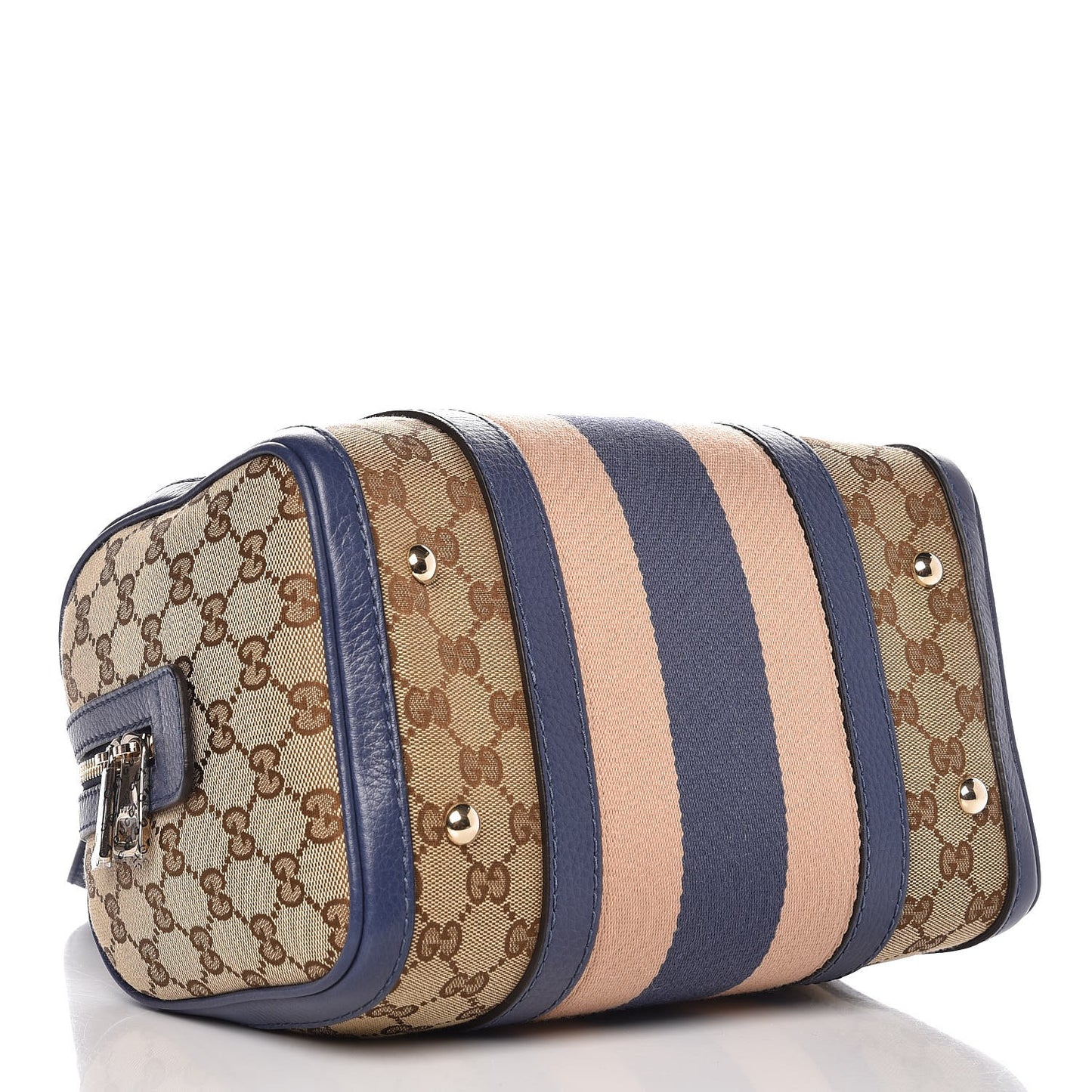 Monogram Vintage Web Small Boston Blue