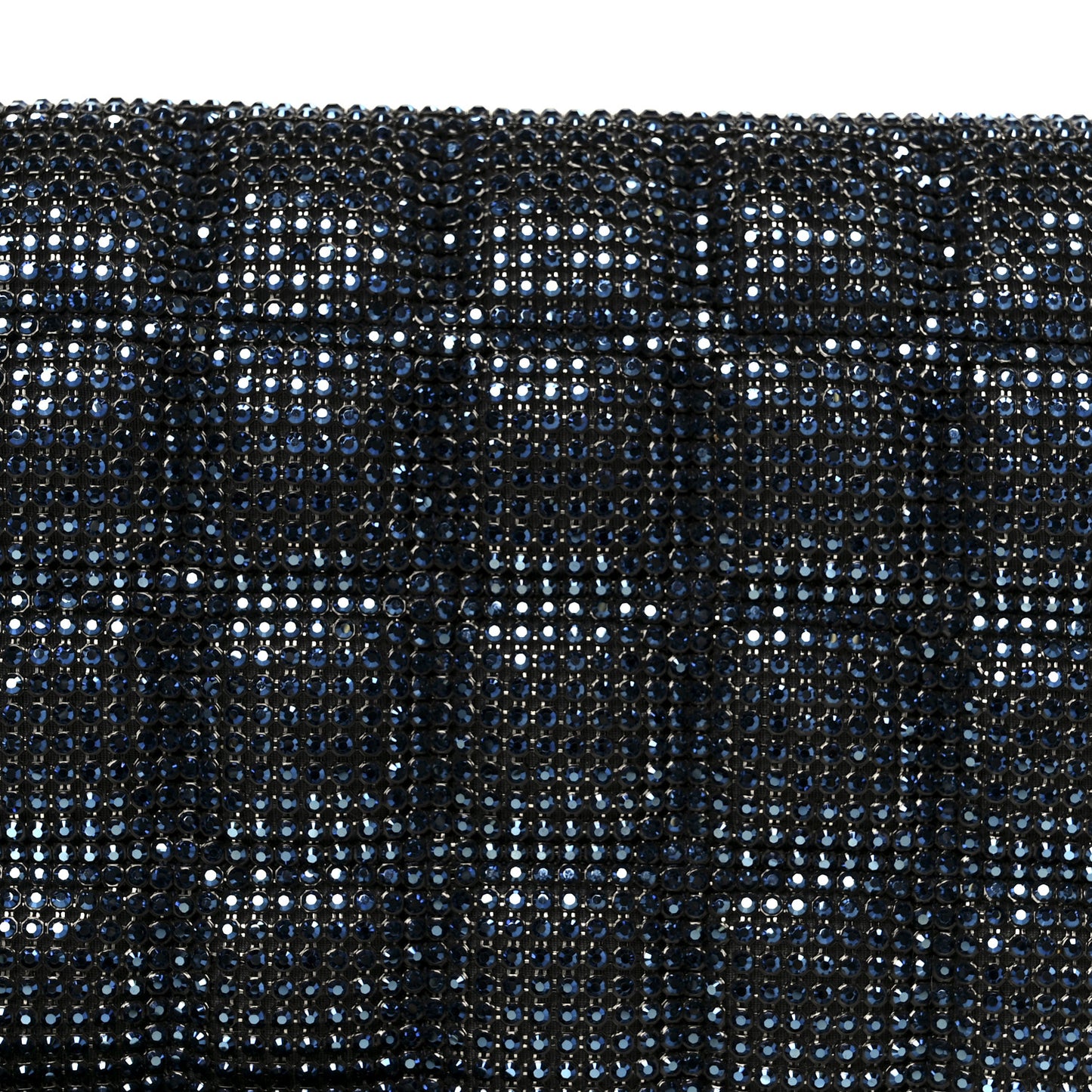 Suede Crystal Quilted Evening Clutch Black Blue