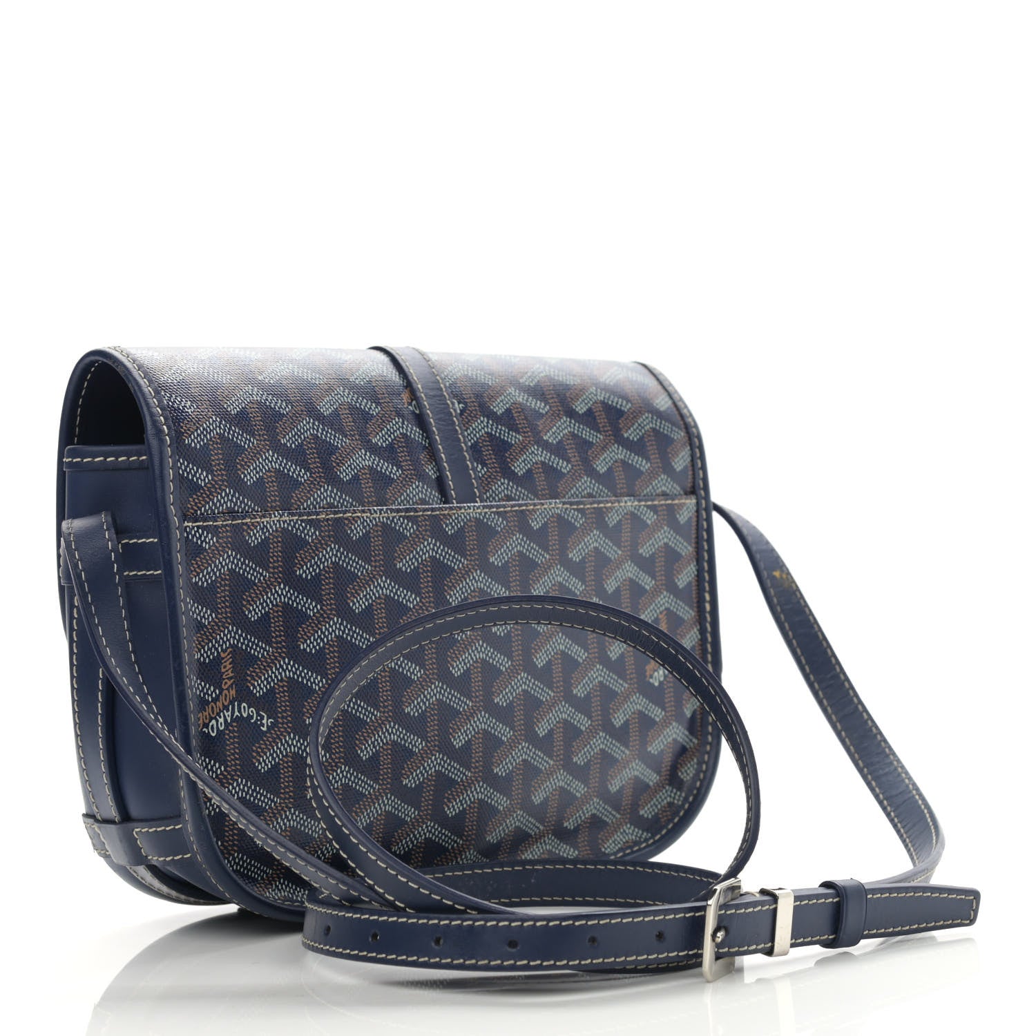 Goyard Goyardine Belvedere II PM Messenger Bag Navy 3 of 11