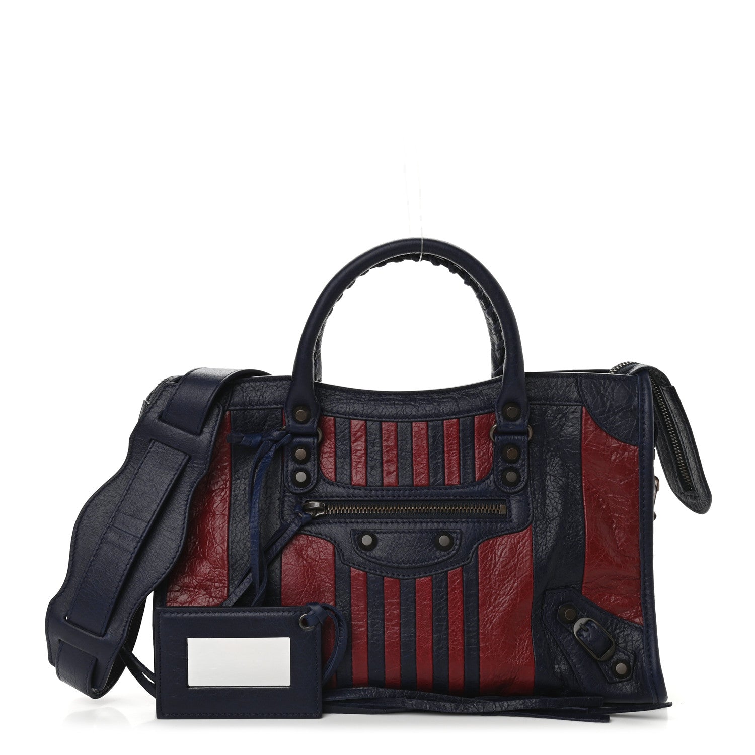 Balenciaga Veau Arena Multicolore Classic Hardware S City Bleu Nuit Rouge 1 of 9