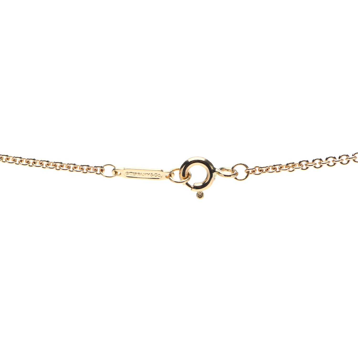 Tiffany 18K Yellow Gold Small Chain Necklace 26" 4 of 4