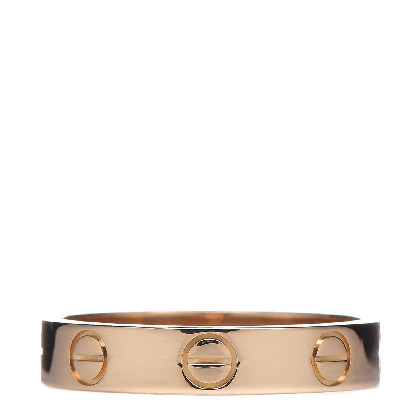 18K Yellow Gold 3.5mm LOVE Wedding Band Ring 50 5.25