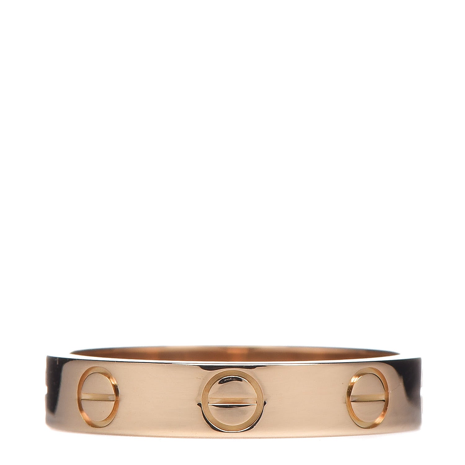 Cartier 18K Yellow Gold 3.5mm LOVE Wedding Band Ring 50 5.25 1 of 4