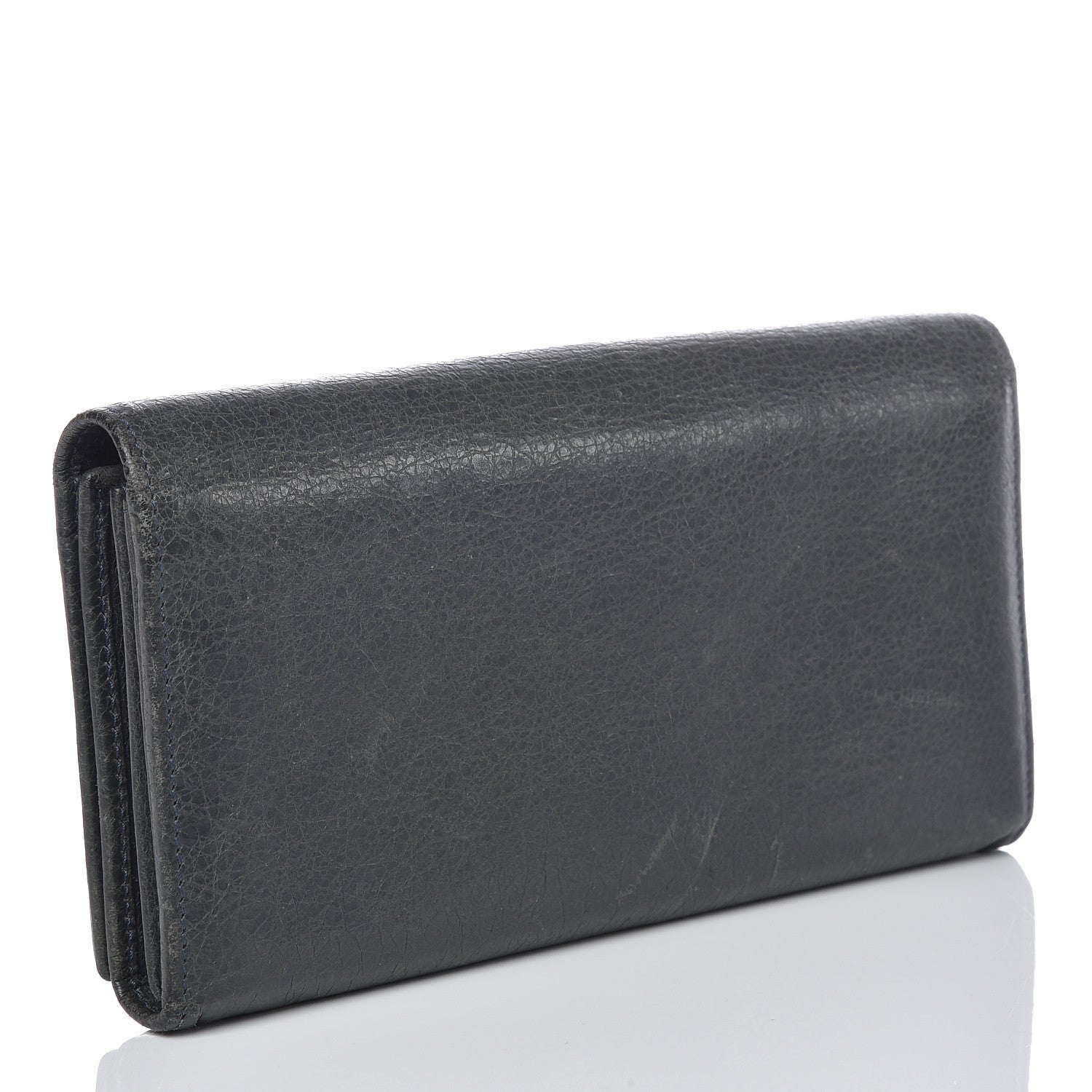 Balenciaga Agneau Classic Hardware Money Wallet Anthracite 3 of 15