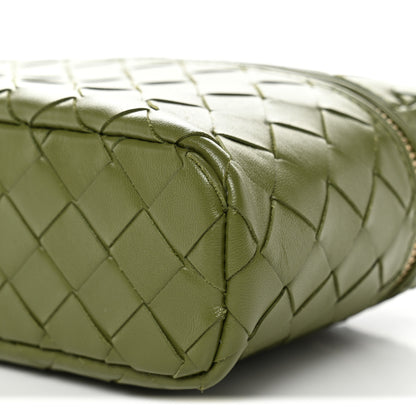 Bottega Veneta Calfskin Intrecciato Bang Bang Vanity Case Matcha 9 of 9