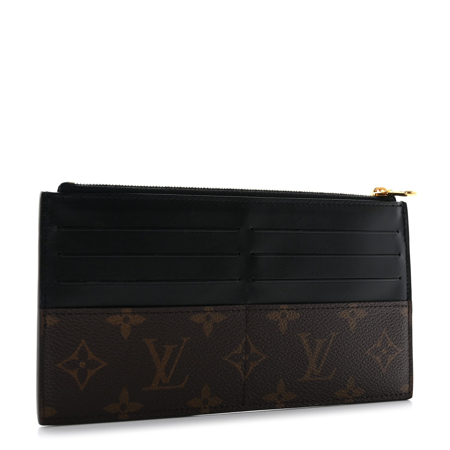 Louis Vuitton Monogram Slim Purse Black 3 of 8