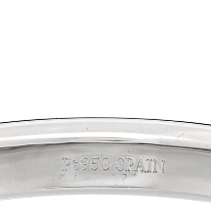 Tiffany Platinum Diamond Elsa Peretti Stacking Band Ring 49 5 5 of 5
