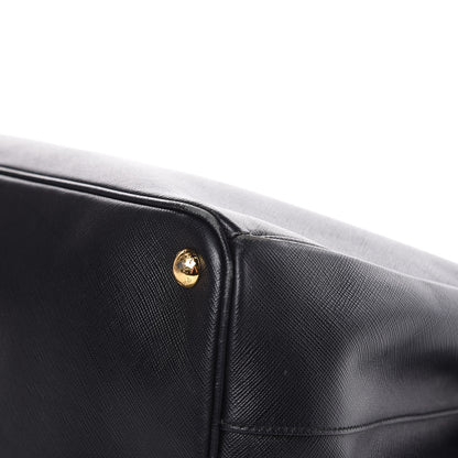 Prada Saffiano Medium Galleria Double Zip Tote Black 11 of 19