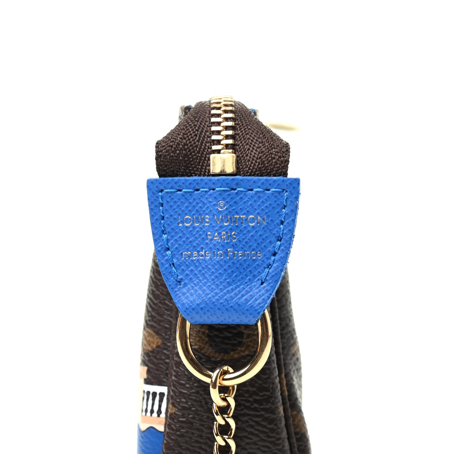 Louis Vuitton Monogram 2019 Christmas Animation Mini Venice Pochette Accessories Blue 6 of 8