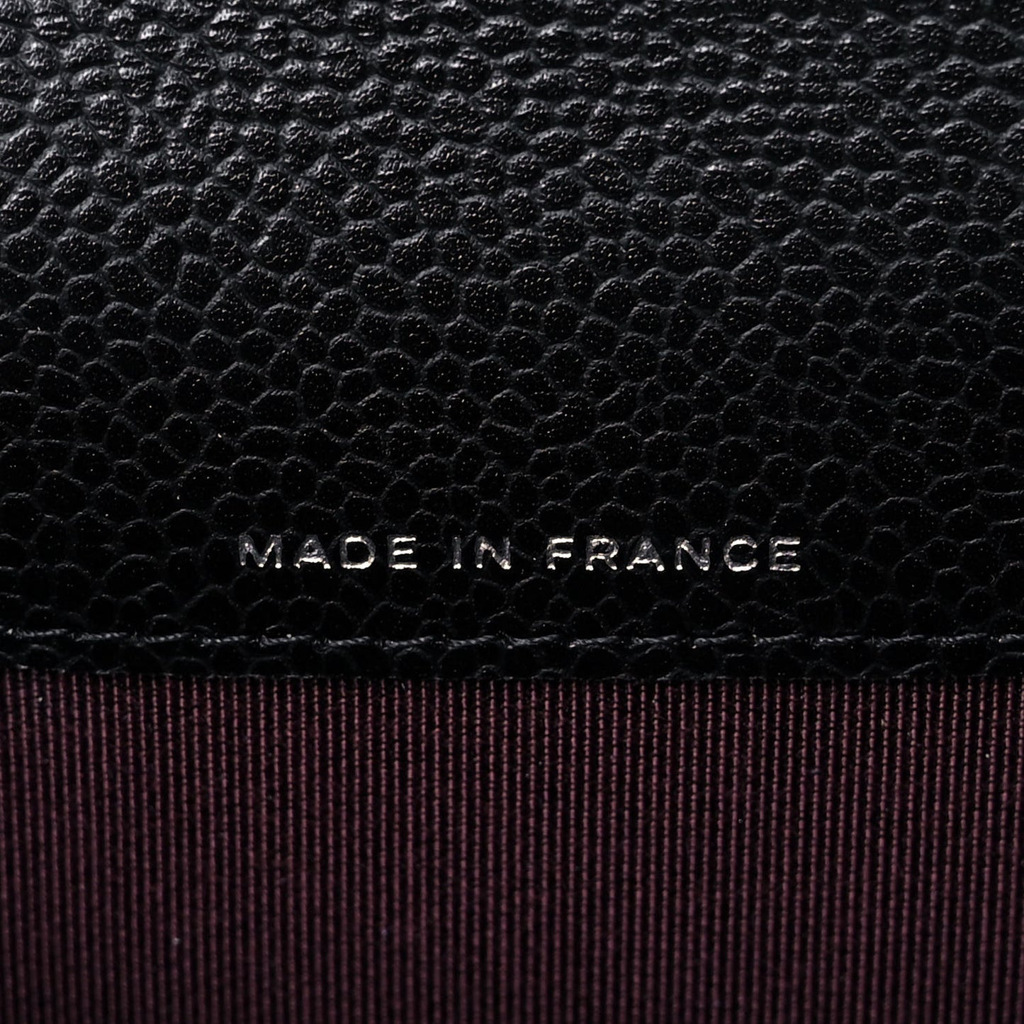 Caviar Quilted Flap Card Holder Wallet Black