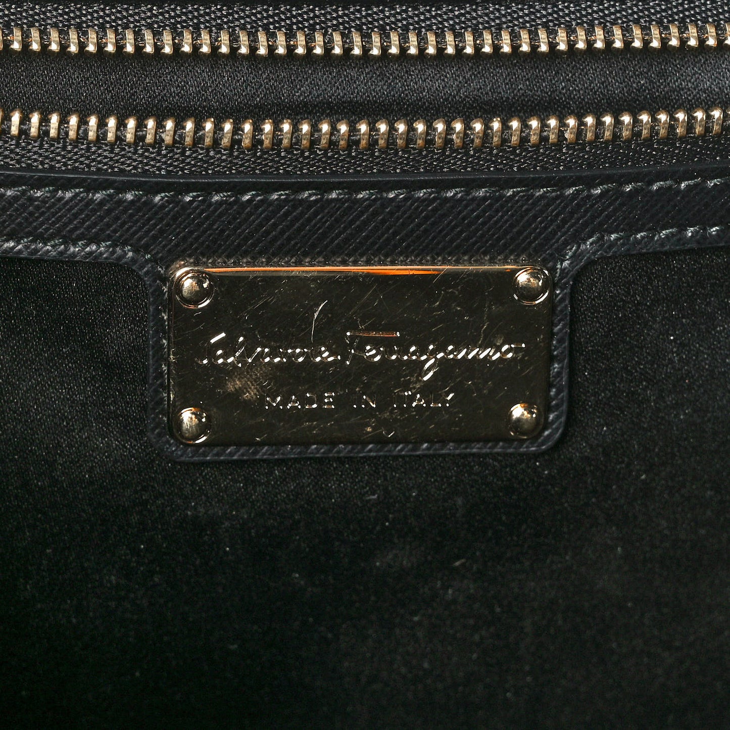Printed Calfskin Vara Bow Chain Flap Crossbody Black