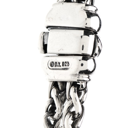 David Yurman Sterling Silver 18K Yellow Gold 8mm Double Wheat Chain Necklace 4 of 6