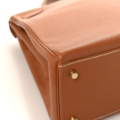 Hermes Courchevel Kelly Retourne 35 Gold 11 of 20