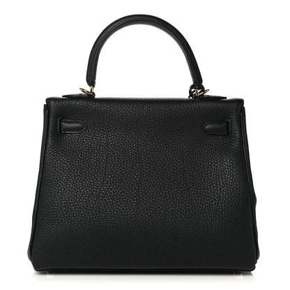 Hermes Togo Kelly Retourne 25 Black 4 of 38