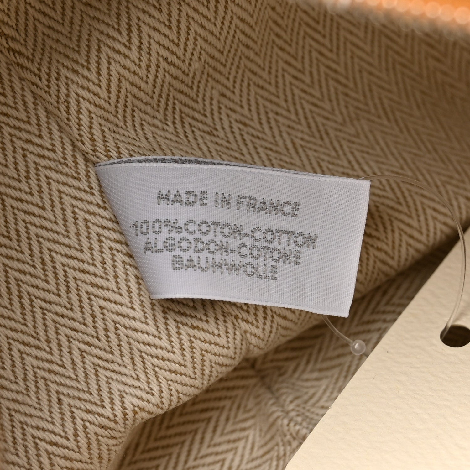 Hermes Canvas Large Bride-A-Brac Cabriole Case Biscuit 6 of 6