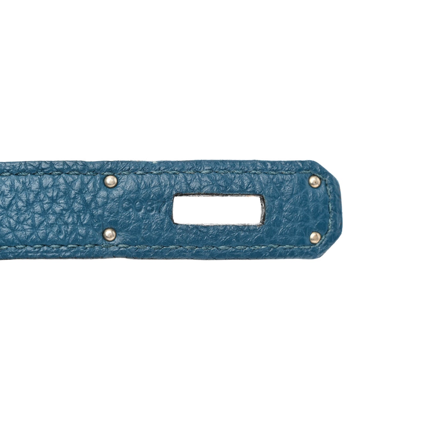 Togo Birkin 35 Bleu de Galice