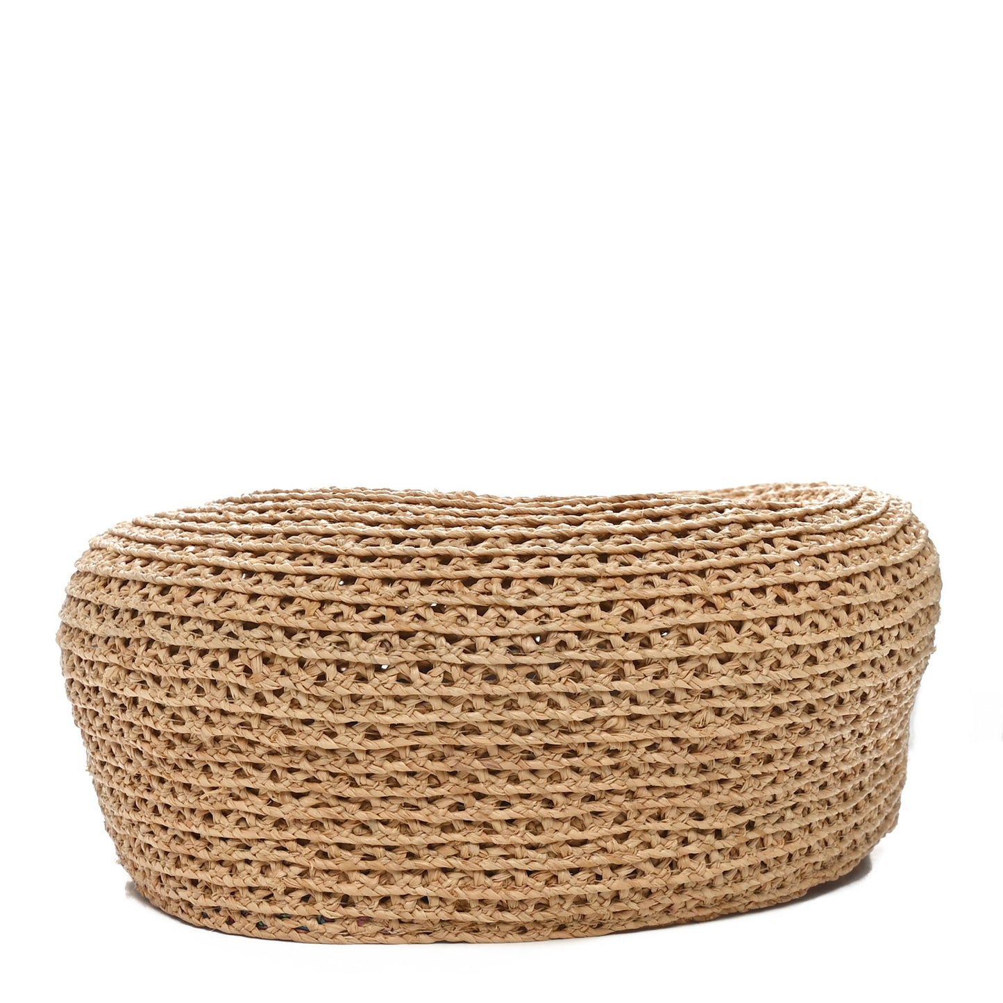 Raffia Braided Galatee Cap 58 Naturel