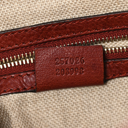 Gucci Monogram Medium Marrakech Hobo Red 7 of 11