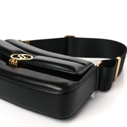 Stella McCartney Eco Alter Nappa Padded S Wave Shoulder Bag Black 8 of 9