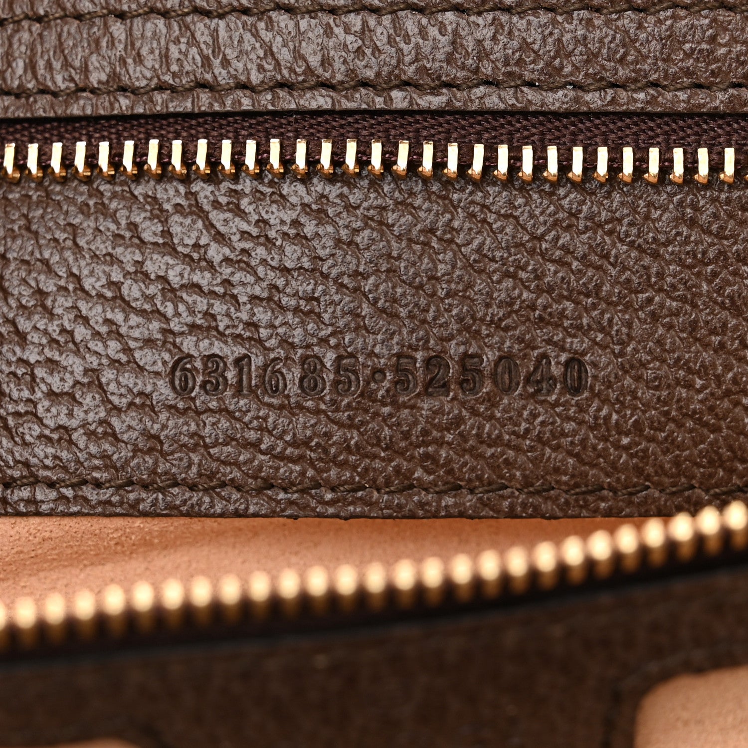 Gucci GG Supreme Monogram Textured Calfskin Web Medium Ophidia Shopping Tote Beige Ebony New Acero 7 of 10
