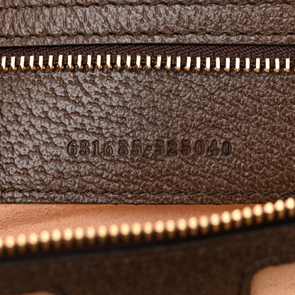 Gucci GG Supreme Monogram Textured Calfskin Web Medium Ophidia Shopping Tote Beige Ebony New Acero 7 of 10