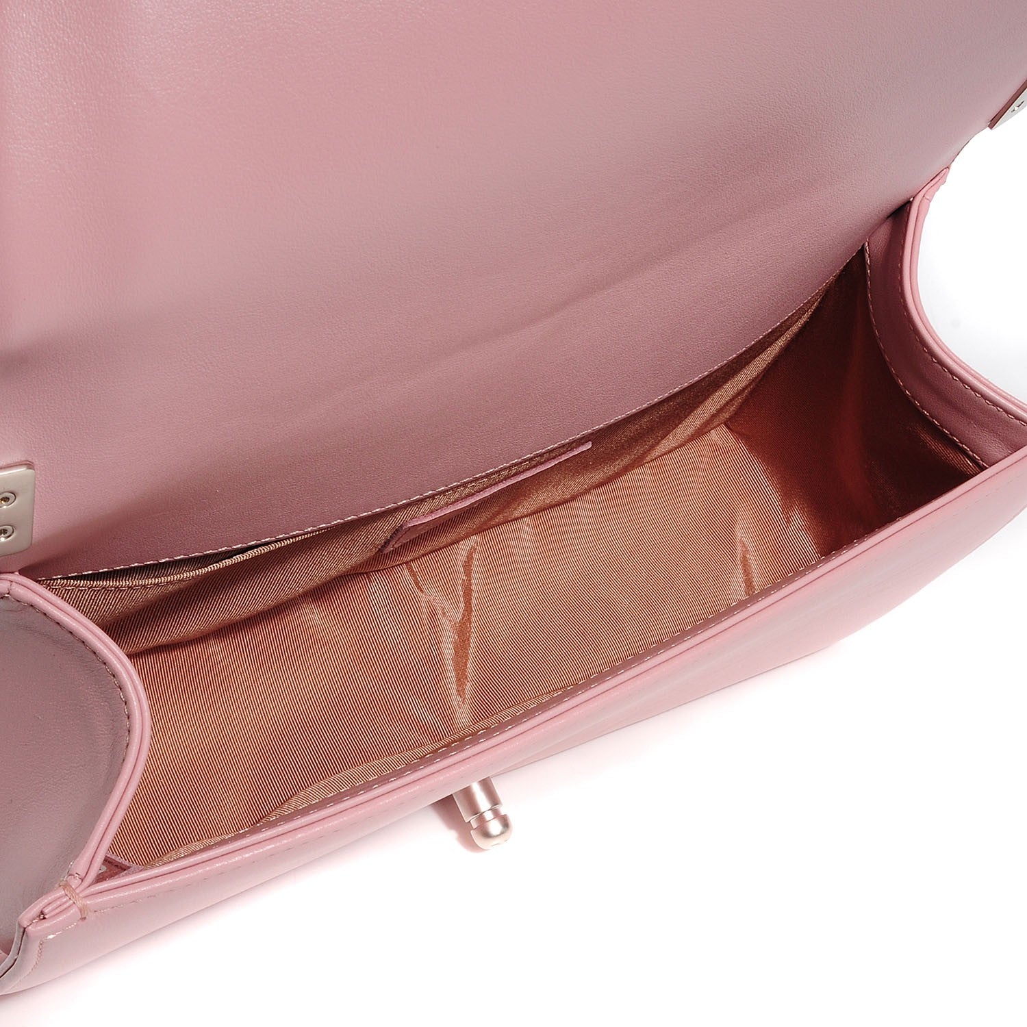 Chanel Lambskin Quilted Medium Boy Flap Light Pink 5 of 9