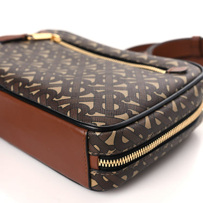 Burberry E-Canvas Monogram Camera Bag Bridle Brown 8 of 8