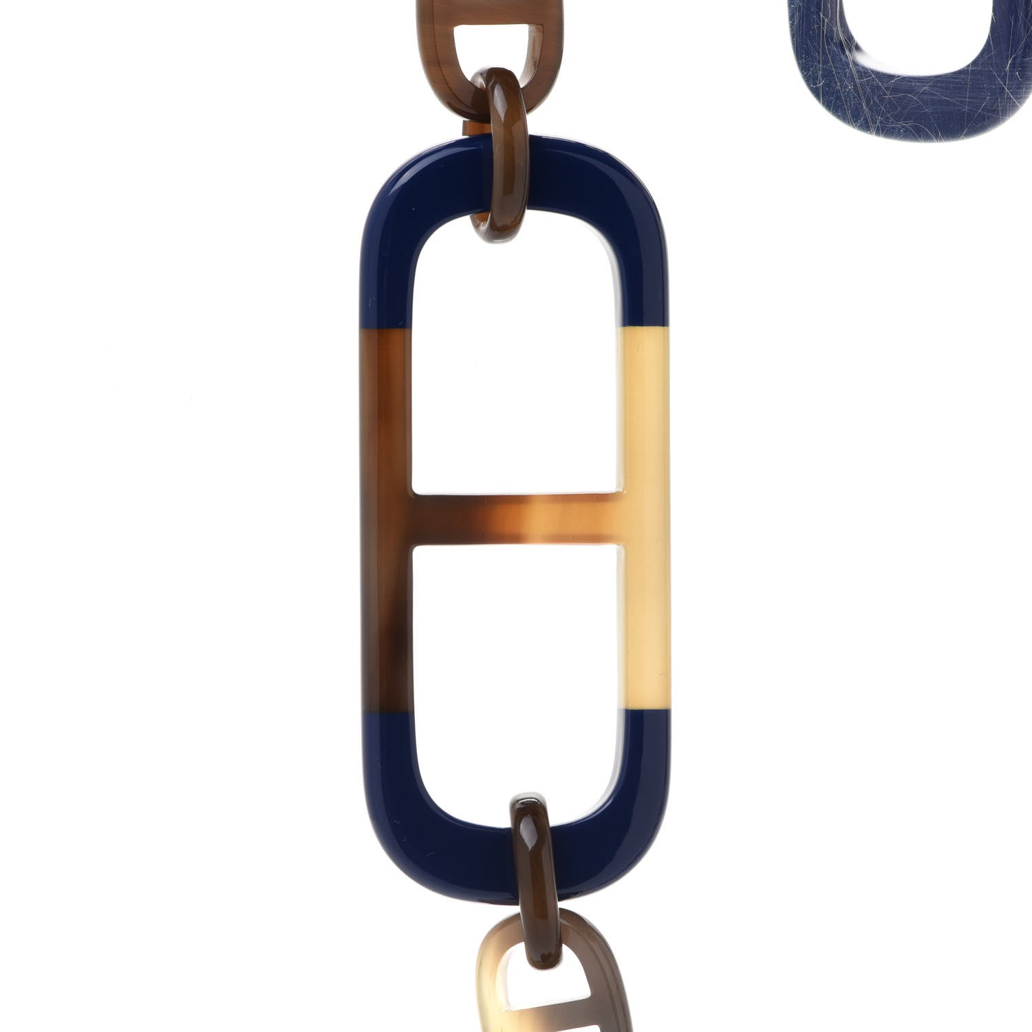 Hermes Buffalo Horn Lacquer Amarres Necklace 4 of 6