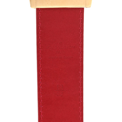 Louis Vuitton Monogram Multicolor LV Cut Reversible Belt 80 32 White Grenade 5 of 6