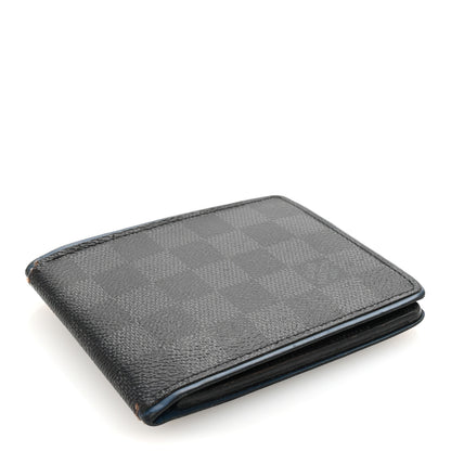 Louis Vuitton Damier Graphite Multiple Wallet Blue 4 of 6