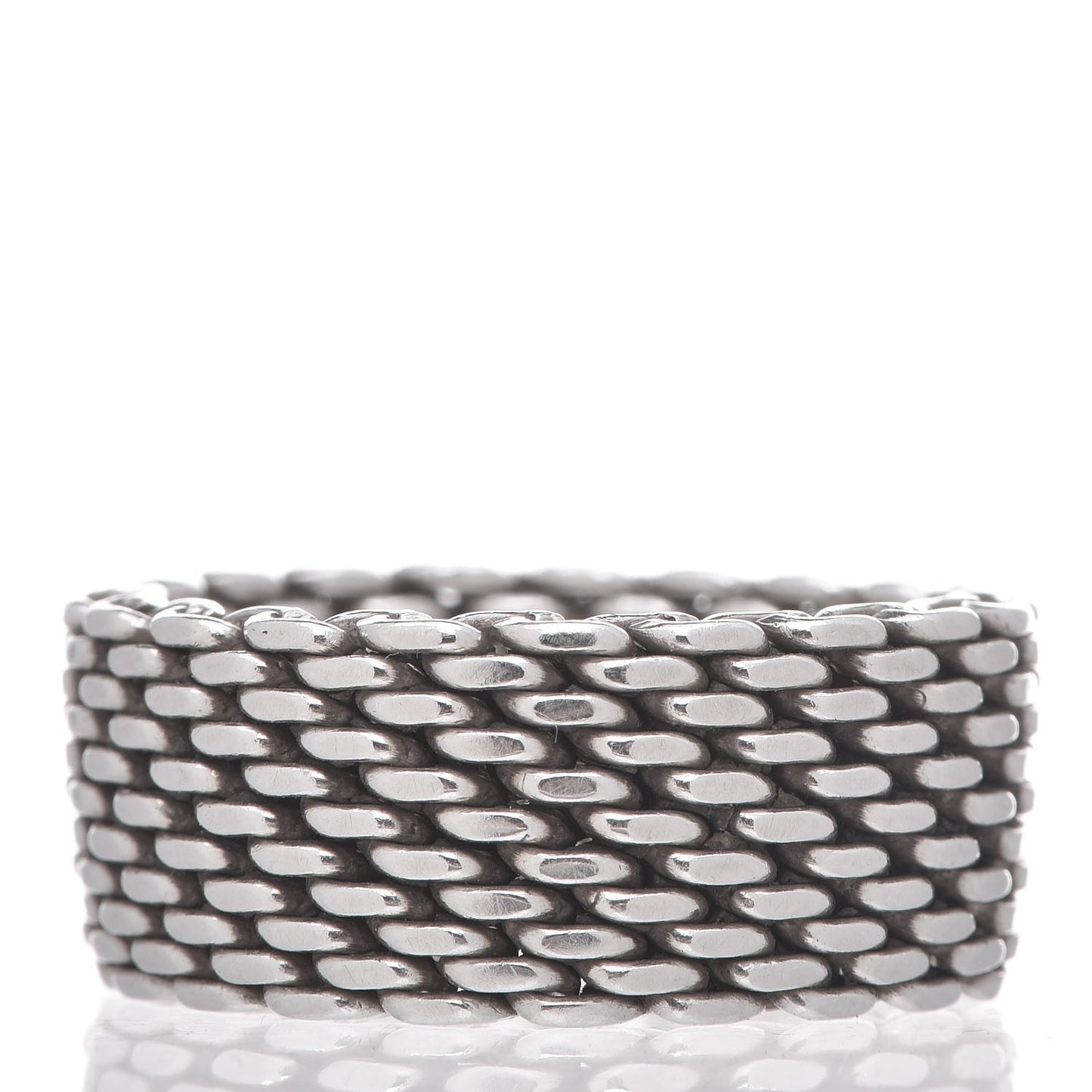 Sterling Silver Somerset Mesh Ring 60 9